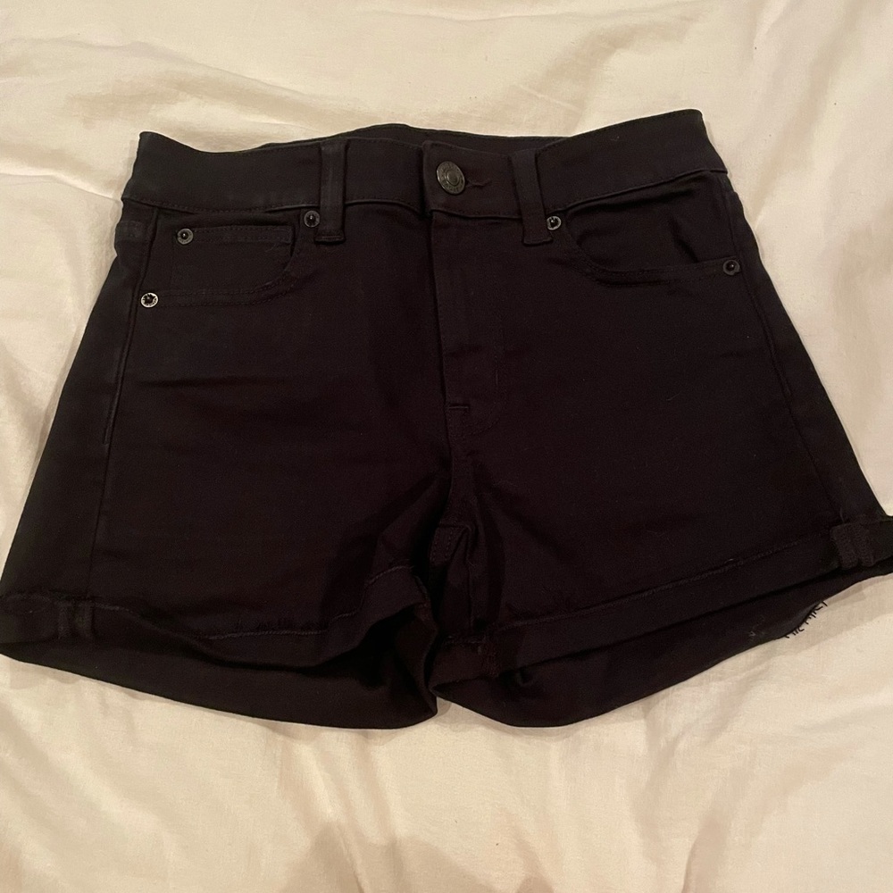 Black AE jean shorts (next level stretch)